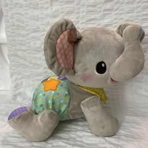 🛒Markdown 🛒VTech Explore and Crawl Elephant Plush Baby & Toddler Toy - Gray